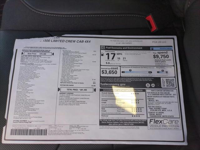 2026 Ram 1500 Limited Crew Cab 4x4 5'7" Box