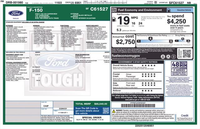 2025 Ford F-150 Platinum
