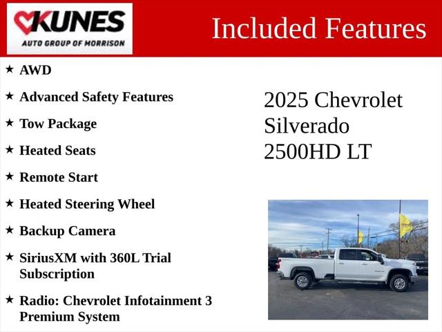 2025 Chevrolet Silverado 2500HD 4WD Crew Cab Long Bed LT