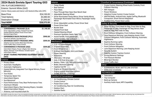 2024 Buick Envista Sport Touring FWD