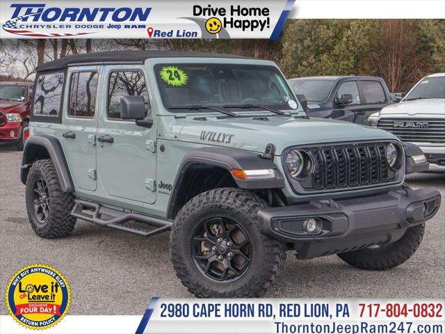 2024 Jeep Wrangler 4-Door Willys 4x4
