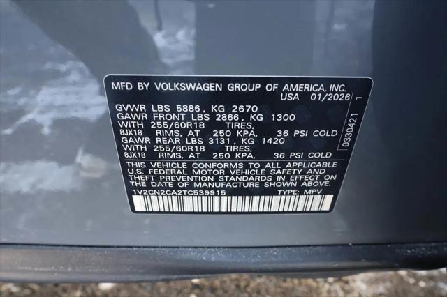 2026 Volkswagen Atlas Peak Edition