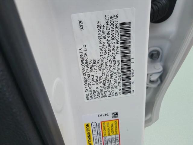 2026 Honda Civic Sport