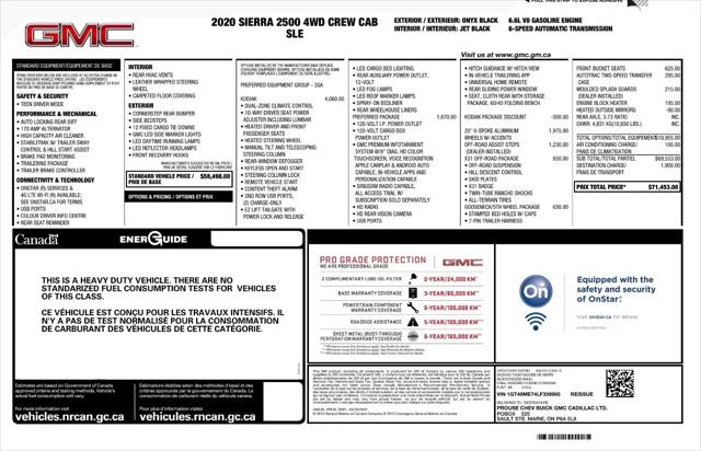 2020 GMC Sierra 2500HD SLE