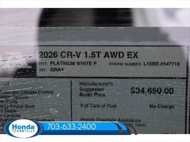 2026 Honda CR-V EX AWD
