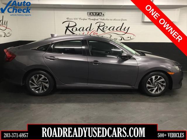 2018 Honda Civic EX for sale in Bridgeport, CT