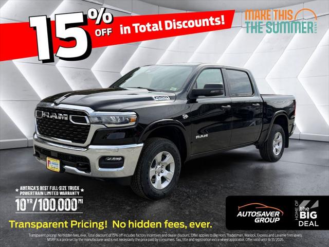 2026 Ram 1500 Big Horn Crew Cab 4x4 5'7" Box for sale in Saint Johnsbury, VT