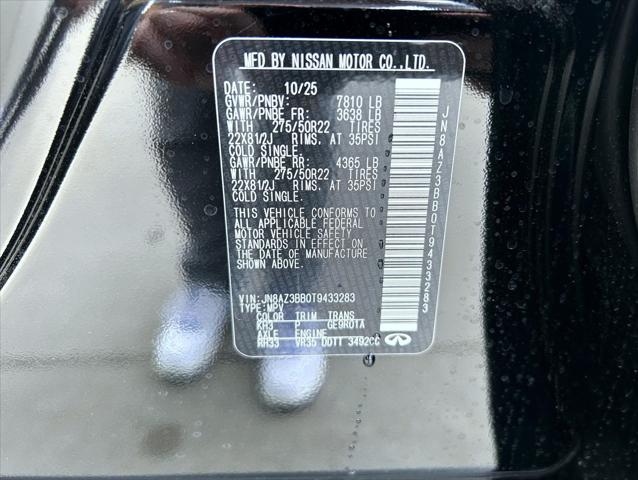2026 INFINITI QX80 LUXE AWD