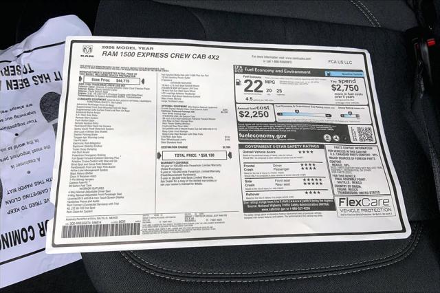 2026 Ram 1500 Express Crew Cab 4x2 5'7" Box