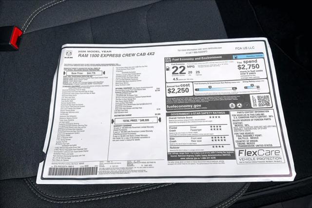 2026 Ram 1500 Express Crew Cab 4x2 5'7" Box