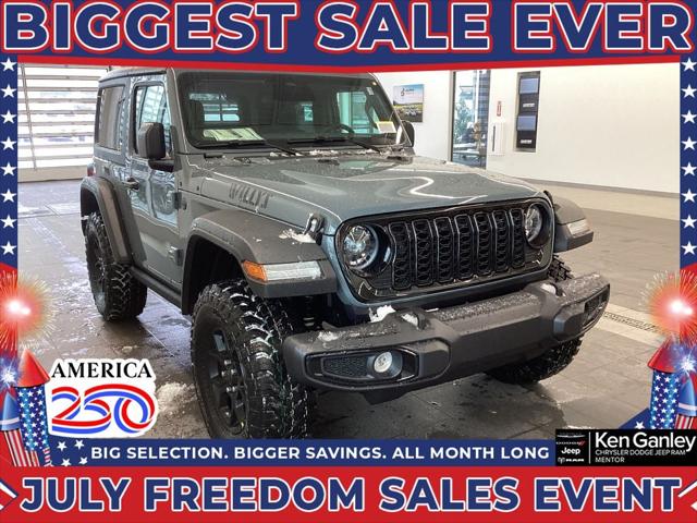 2026 Jeep Wrangler Willys for sale in Mentor, OH