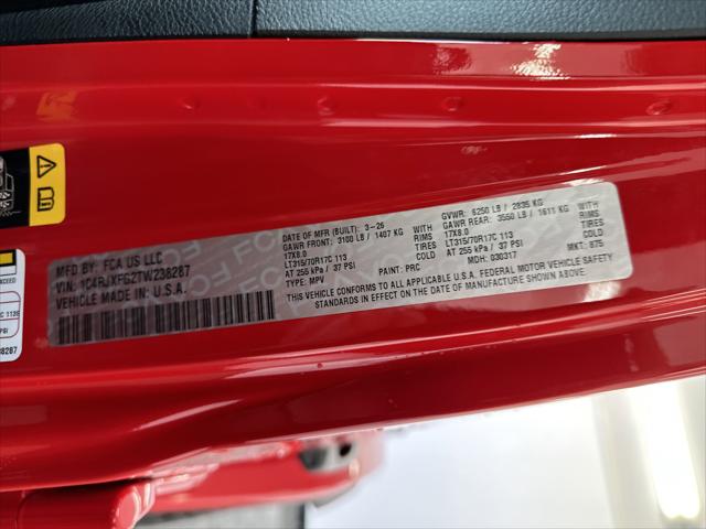New 2026 Firecracker Red Clear-Coat Exterior Paint Jeep Rubicon image 61