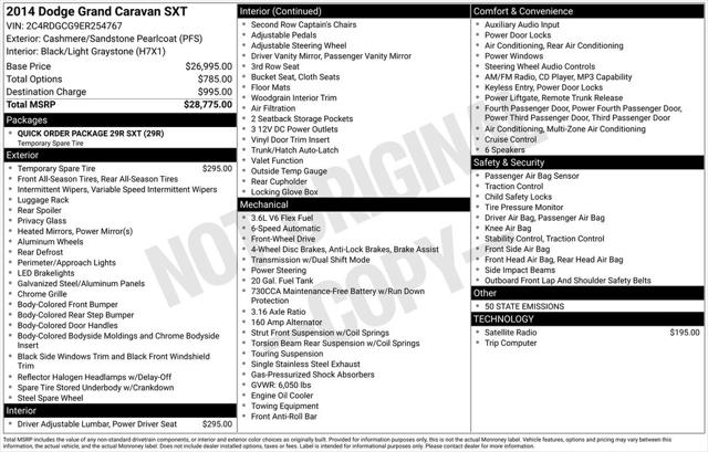 2014 Dodge Grand Caravan SXT