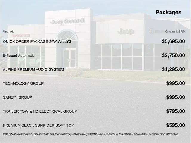 2020 Jeep Wrangler Willys 4X4