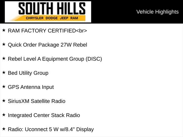2022 RAM 1500 Rebel Crew Cab 4x4 57 Box