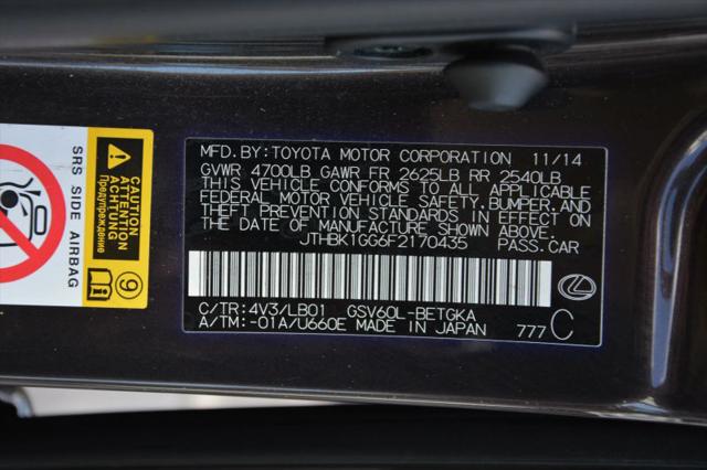2015 Lexus ES 350 Crafted Line