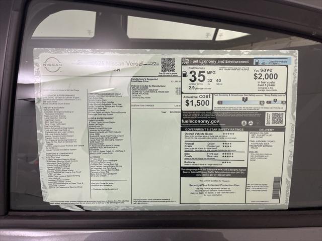 2025 Nissan Versa 1.6 SR