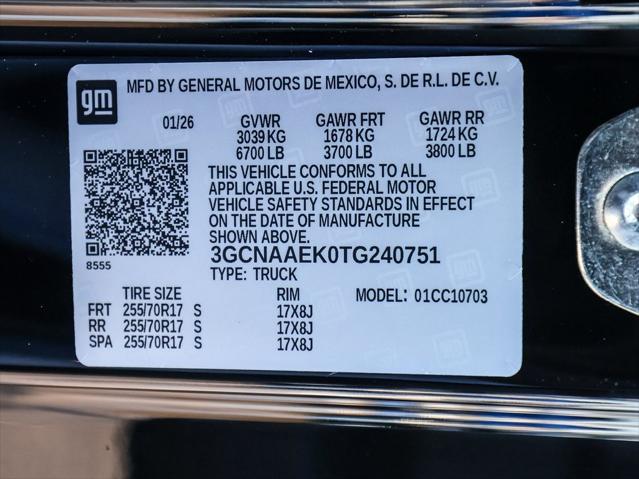 2026 Chevrolet Silverado 1500 2WD Regular Cab Standard Bed WT