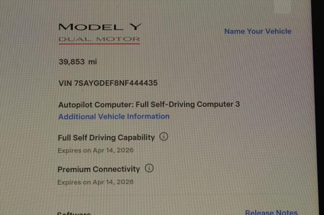 2022 Tesla Model Y Performance Dual Motor All-Wheel Drive