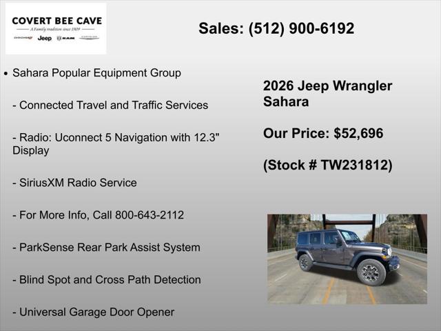 2026 Jeep Wrangler 4-Door Sahara 4x4