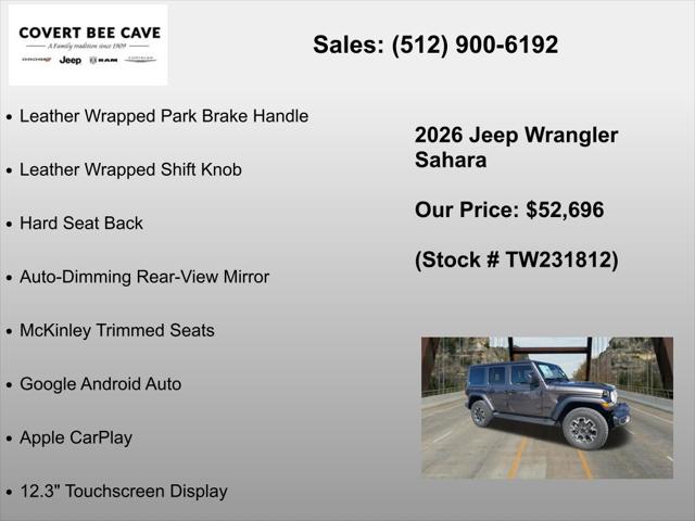 2026 Jeep Wrangler 4-Door Sahara 4x4