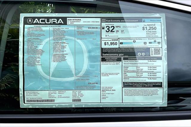 2026 Acura Integra FWD