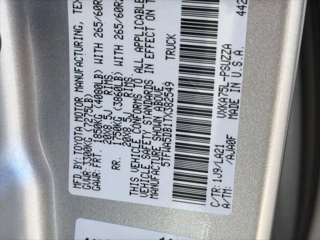 2026 Toyota Tundra Platinum CrewMax 5.5' Bed
