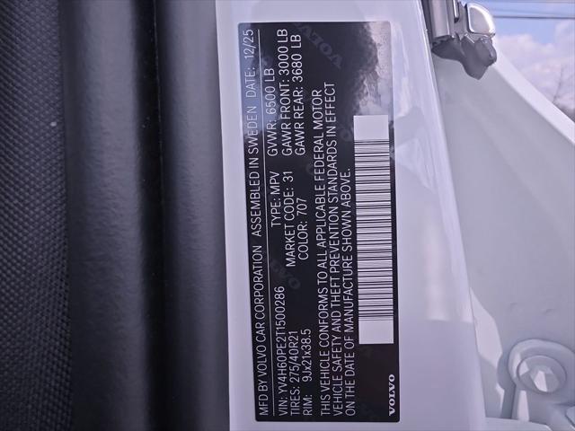 2026 Volvo XC90 Plug-In Hybrid Plus, T8 AWD, Electric/Gasoline, Bright, 7 Seats