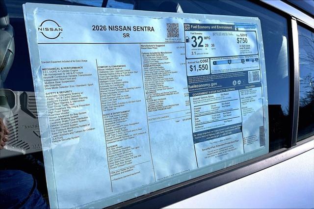 2026 Nissan Sentra SR