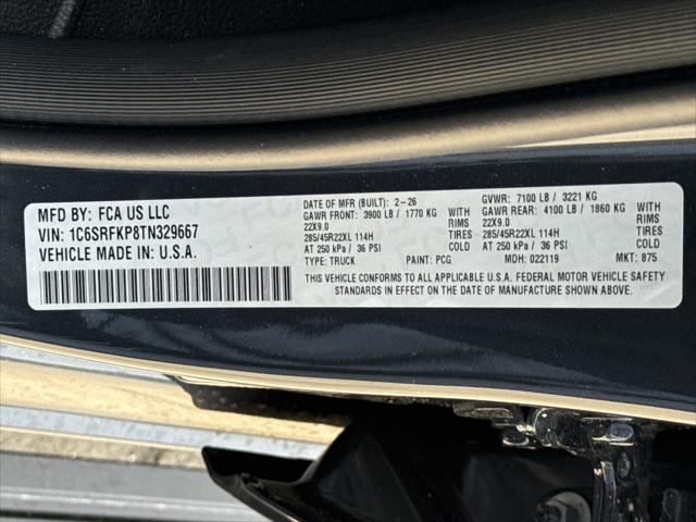 2026 Ram 1500 Tungsten Crew Cab 4x4 5'7" Box