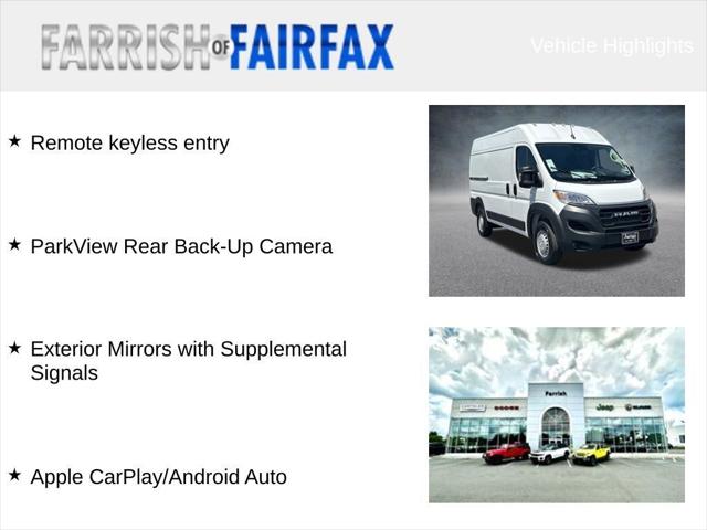 2026 RAM Promaster Cargo Van RAM PROMASTER 1500 TRADESMAN CARGO VAN HIGH ROOF 136 WB 2026 RAM Promaster Cargo Van RAM PROMASTER 1500 TRADESMAN CARGO VAN HIGH ROOF 136 WB