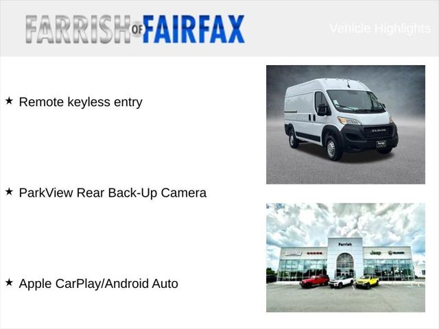2026 RAM Promaster Cargo Van RAM PROMASTER 1500 TRADESMAN CARGO VAN HIGH ROOF 136 WB 2026 RAM Promaster Cargo Van RAM PROMASTER 1500 TRADESMAN CARGO VAN HIGH ROOF 136 WB