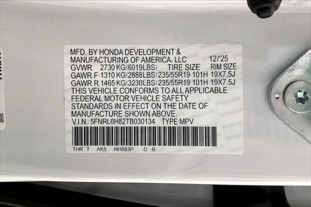 2026 Honda Odyssey Touring