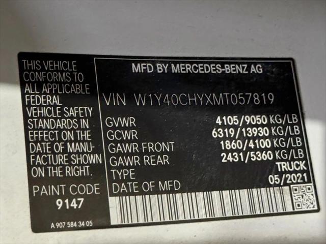 2021 Mercedes-Benz Sprinter 2500 High Roof I4