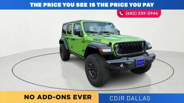 2026 Jeep Wrangler 4-Door Willys 4x4 for sale in Dallas, TX