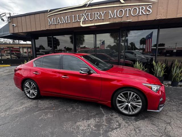 2023 INFINITI Q50 SENSORY for sale in Miami, FL