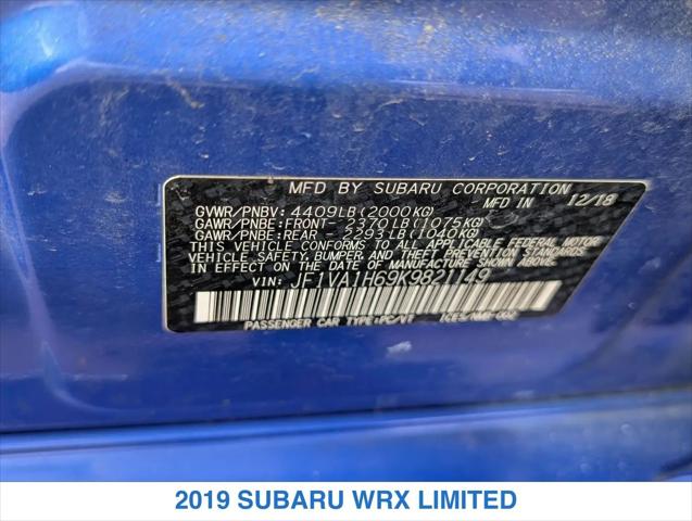2019 Subaru WRX Limited