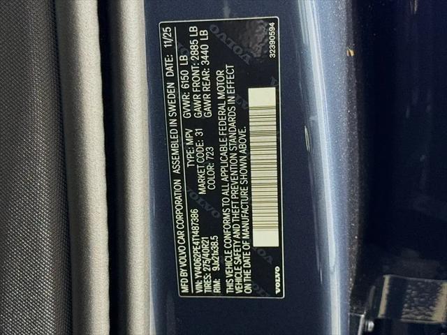2026 Volvo XC90 Plus, B6 AWD Gas (mild hybrid), Gasoline, Bright, 7 Seats