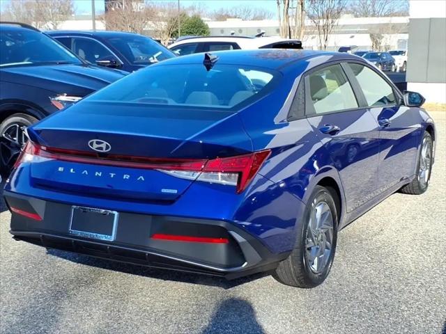 2026 Hyundai Elantra Hybrid Blue