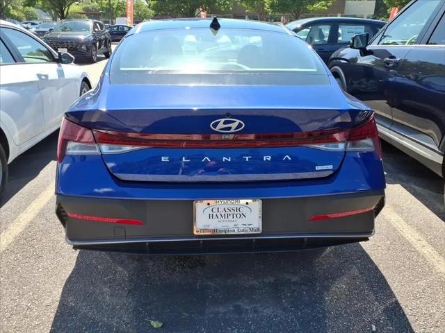 2026 Hyundai Elantra Hybrid Blue