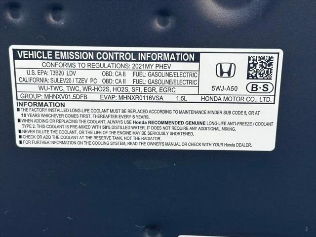 2021 Honda Clarity Plug-In Hybrid Plug-In Hybrid