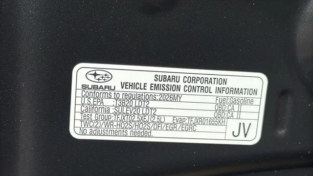 2026 Subaru Crosstrek Sport