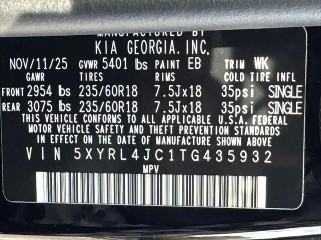 2026 Kia Sorento S