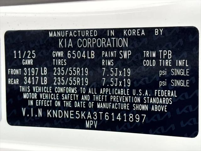 2026 Kia Carnival MPV SX