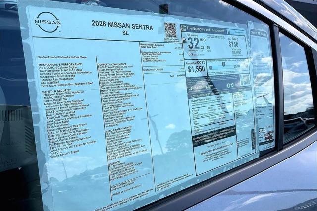 2026 Nissan Sentra SL