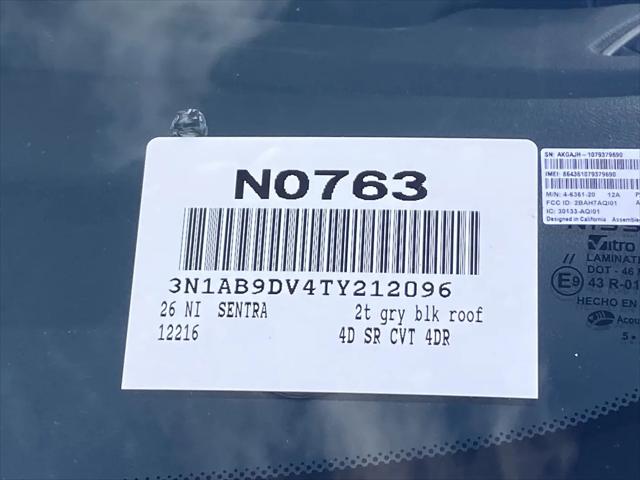 2026 Nissan Sentra SR