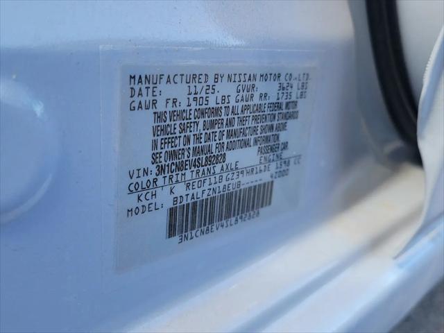 2025 Nissan Versa 1.6 SV