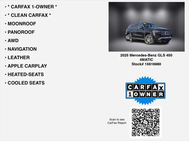 2025 Mercedes-Benz GLS GLS 450 4MATIC