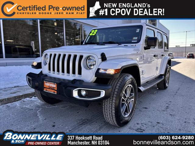 2023 Jeep Wrangler 4-Door Sahara 4x4 for sale in Manchester, NH