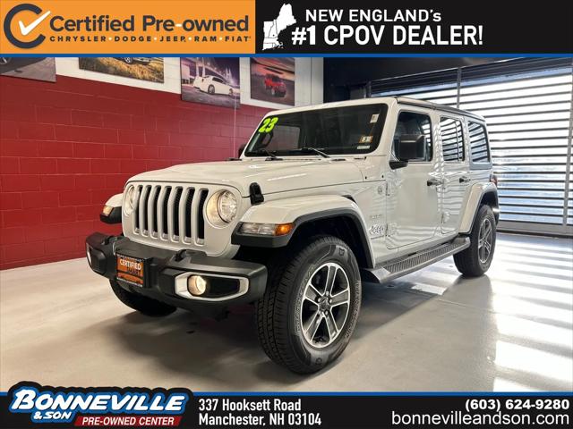 2023 Jeep Wrangler 4-Door Sahara 4x4 for sale in Manchester, NH